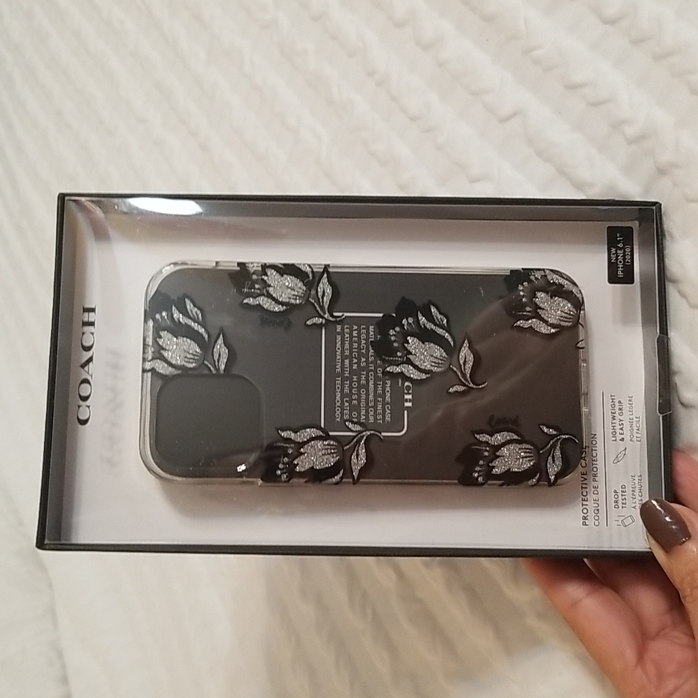 Coach iPhone 12 Case cover. Never used.